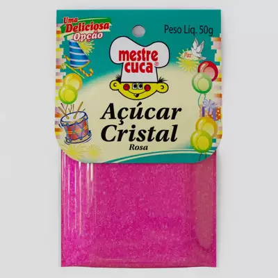 Açúcar Cristal Rosa